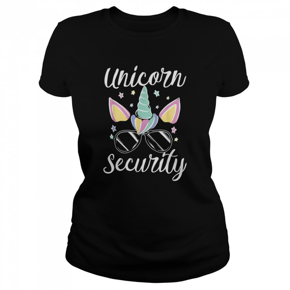 Unicorn Security for a Unicorn Costume Adults Unicorn Classic Women's T-shirt