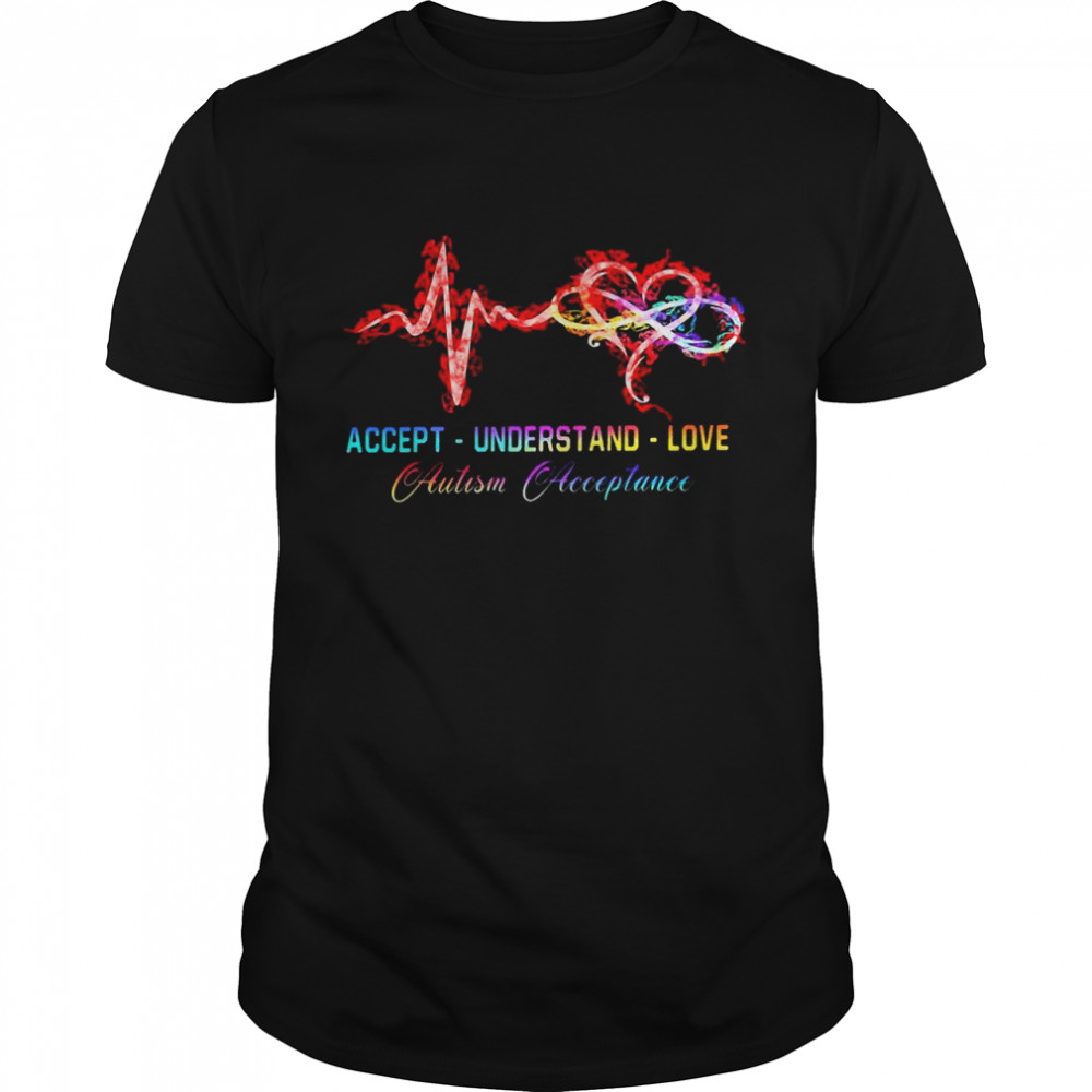 Accept Understand Love Autism Acceptance Shirt