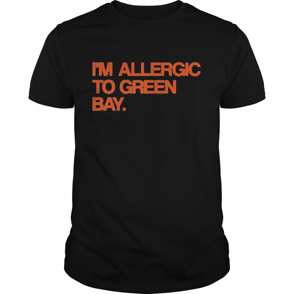 I’m Allergic To Green Bay  Classic Men's T-shirt