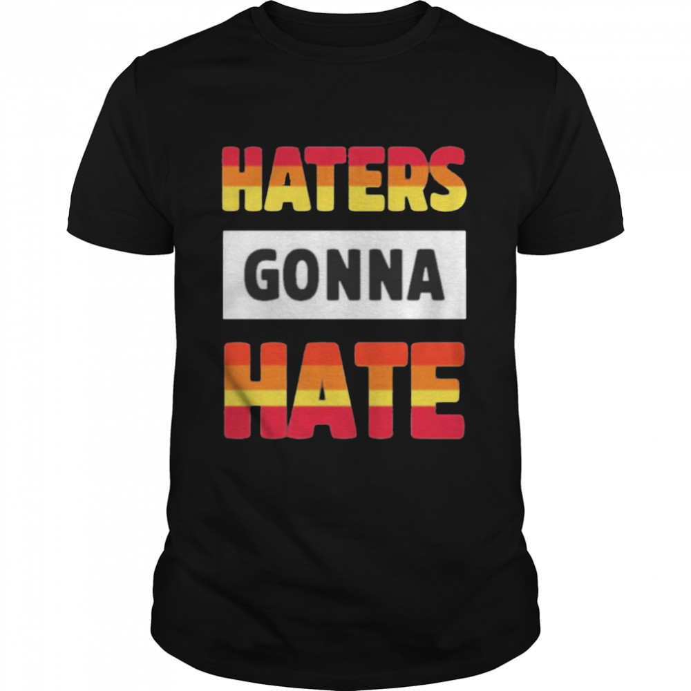 Jo haters gonna hate rainbow shirt Classic Men's T-shirt