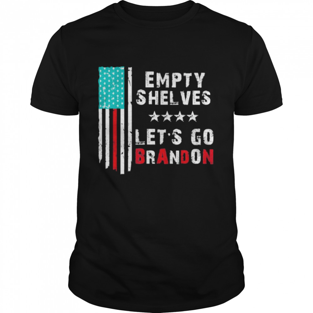 Lets Go Brandon & Empty Shelves Joe Impeach Joe Biden Pro Trump Tee  Classic Men's T-shirt