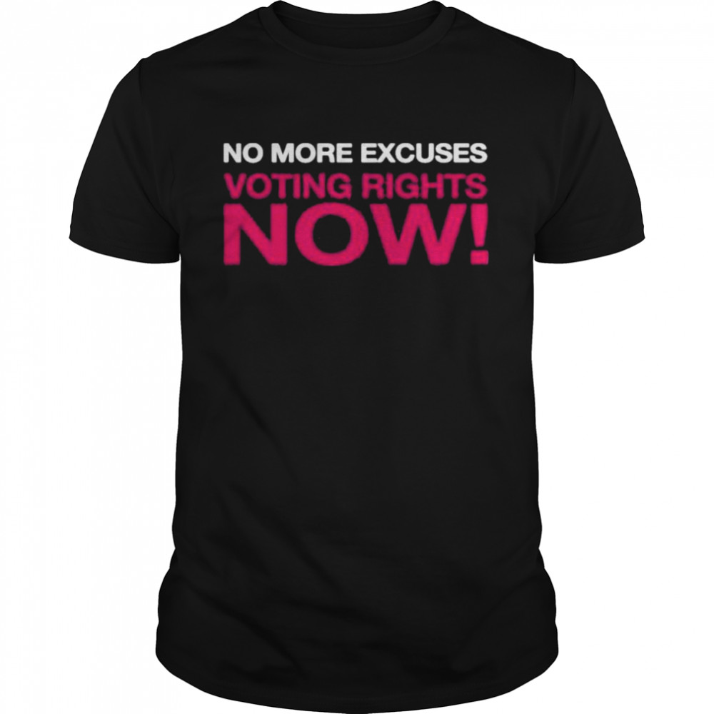 No more excuses voting right now shirt Classic Men's T-shirt