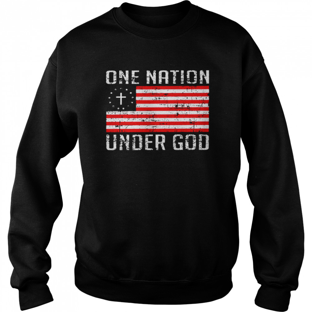 One nation under god shirt Unisex Sweatshirt