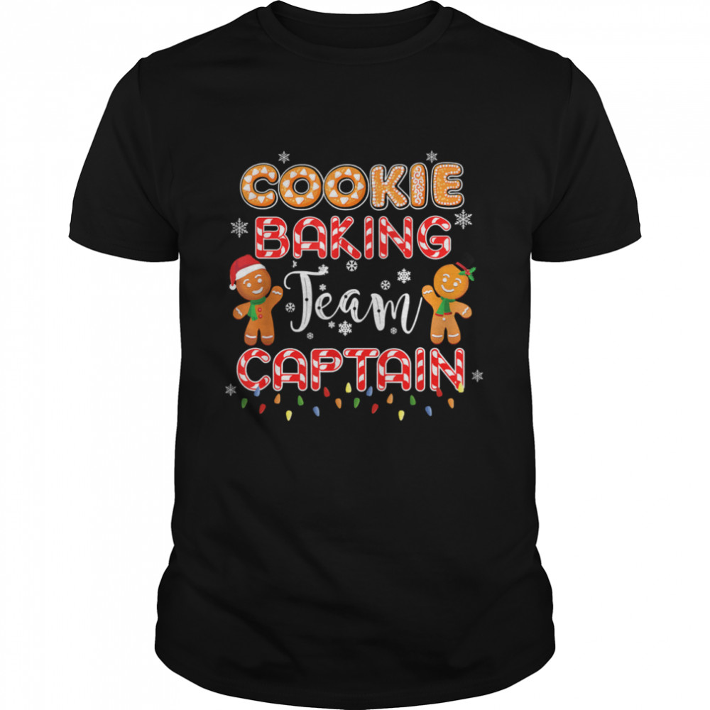 Cookie Baking Team Captain Gingerbread Christmas T- Classic Men's T-shirt