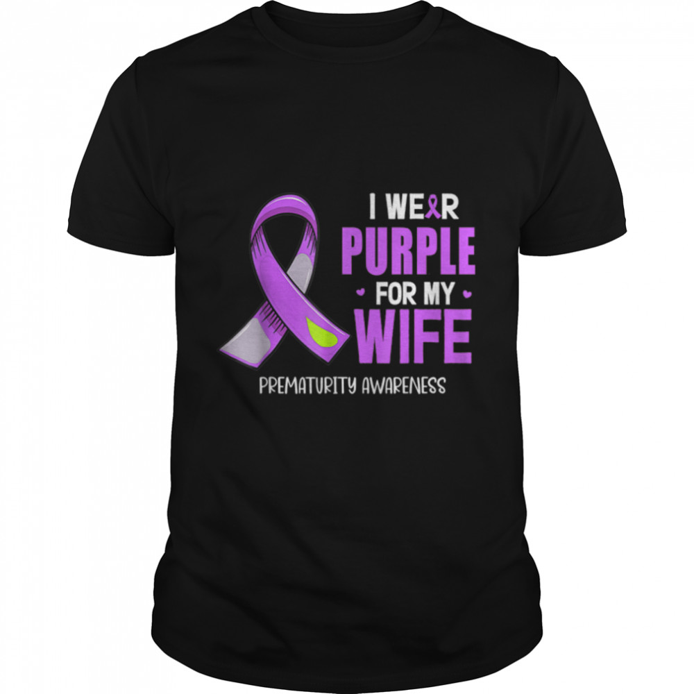 In November We Wear Purple Pancreatic Cancer Awareness T- B09JW4TN4Y Classic Men's T-shirt