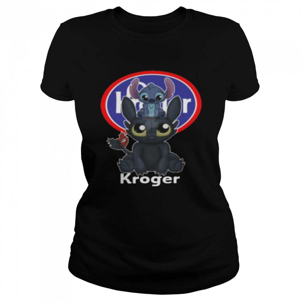 Stitch And Toothless Kroger shirt Classic Women's T-shirt