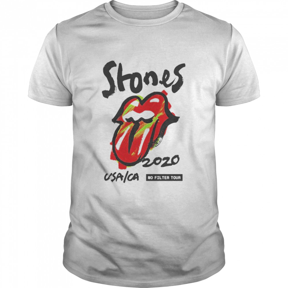 The Rolling Stones No Filter Tour USA CA 2020 shirt Classic Men's T-shirt