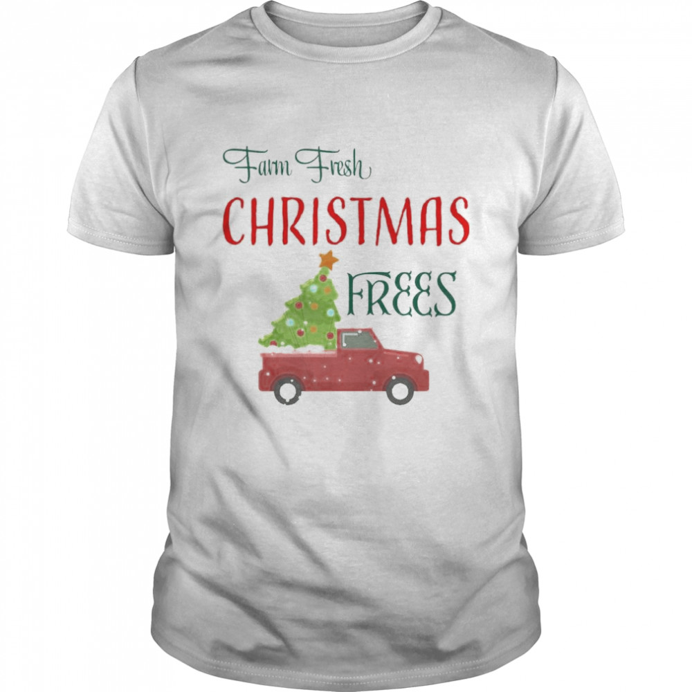 Farm Fresh Christmas Frees shirt Classic Men's T-shirt