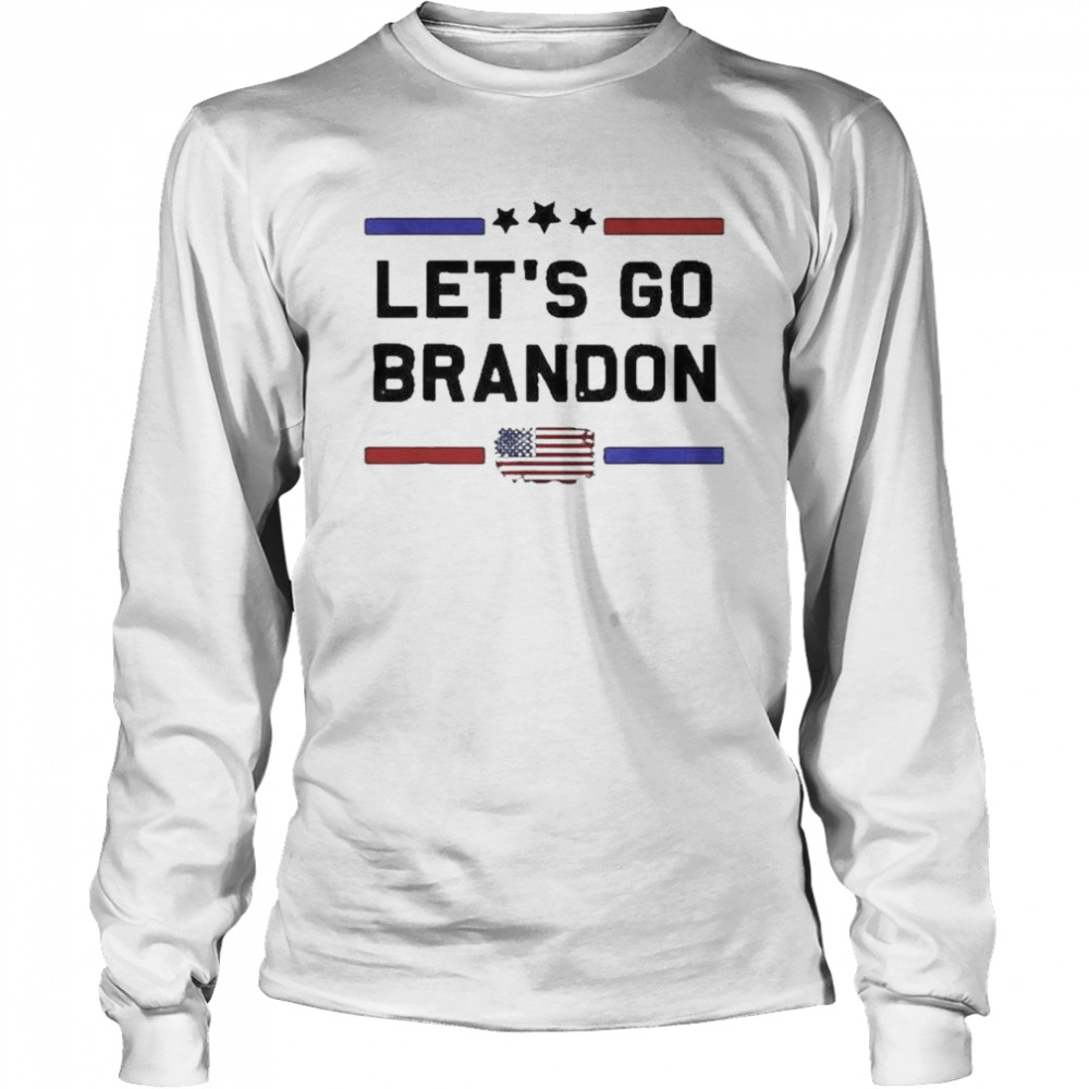 Premium Let’s Go Brandon American Flag 2021 Tee Long Sleeved T-shirt
