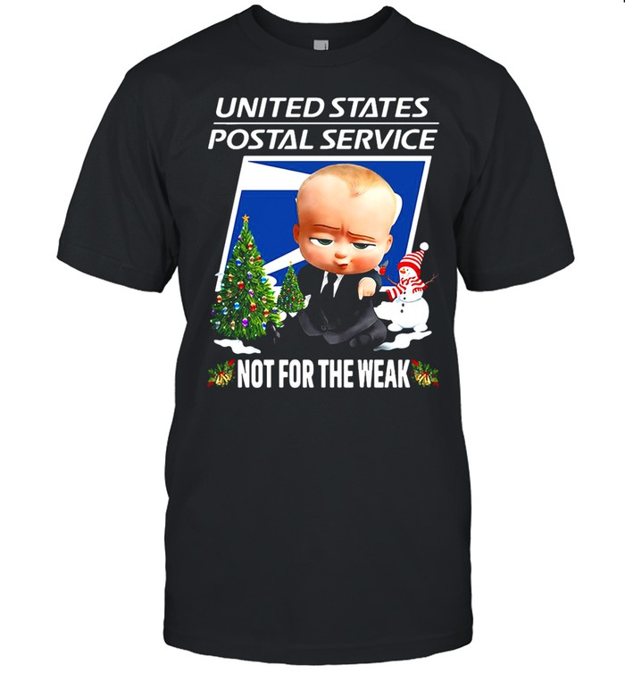 United States Postal Service Not For The Weak Christmas Sweater T-shirt Classic Men's T-shirt