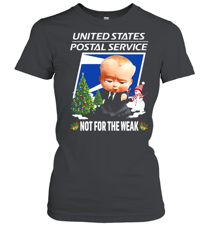 United States Postal Service Not For The Weak Christmas Sweater T-shirt Classic Women's T-shirt