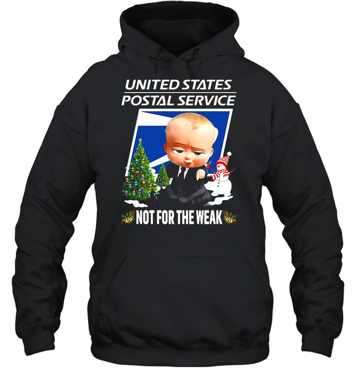 United States Postal Service Not For The Weak Christmas Sweater T-shirt Unisex Hoodie