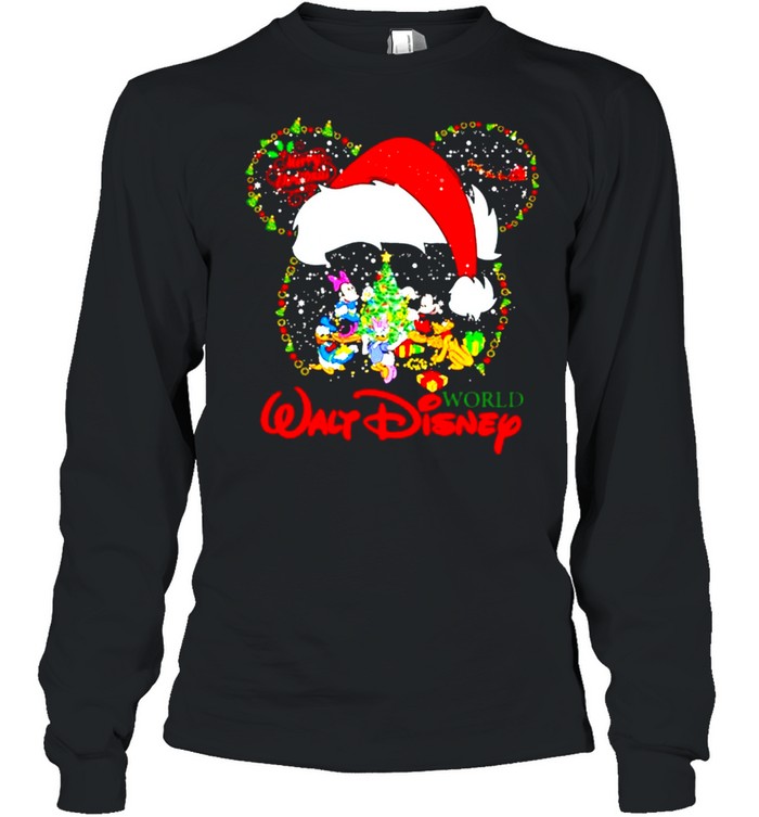 Walt Disney World Merry Christmas shirt Long Sleeved T-shirt