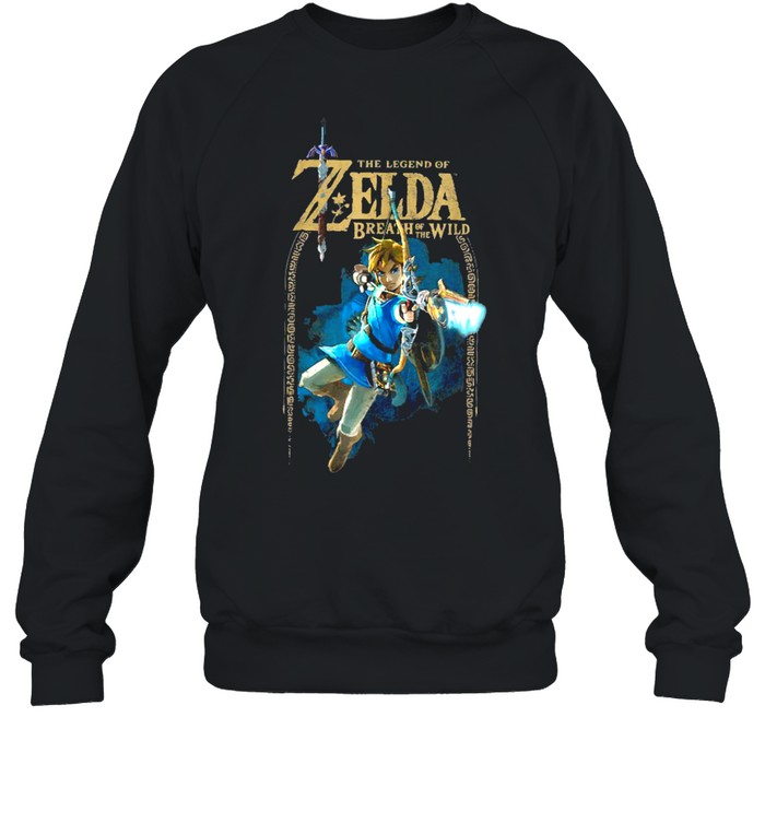 Zelda Breath Of The Wild Link Arch Shot Logo  Unisex Sweatshirt