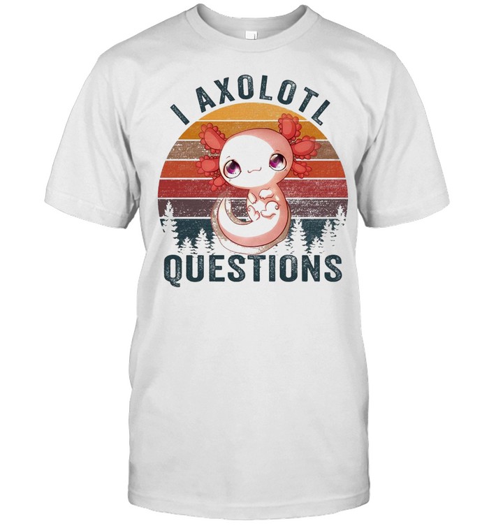 Kawaii Girls Axolotls I Axolotl Questions Vintage shirt Classic Men's T-shirt