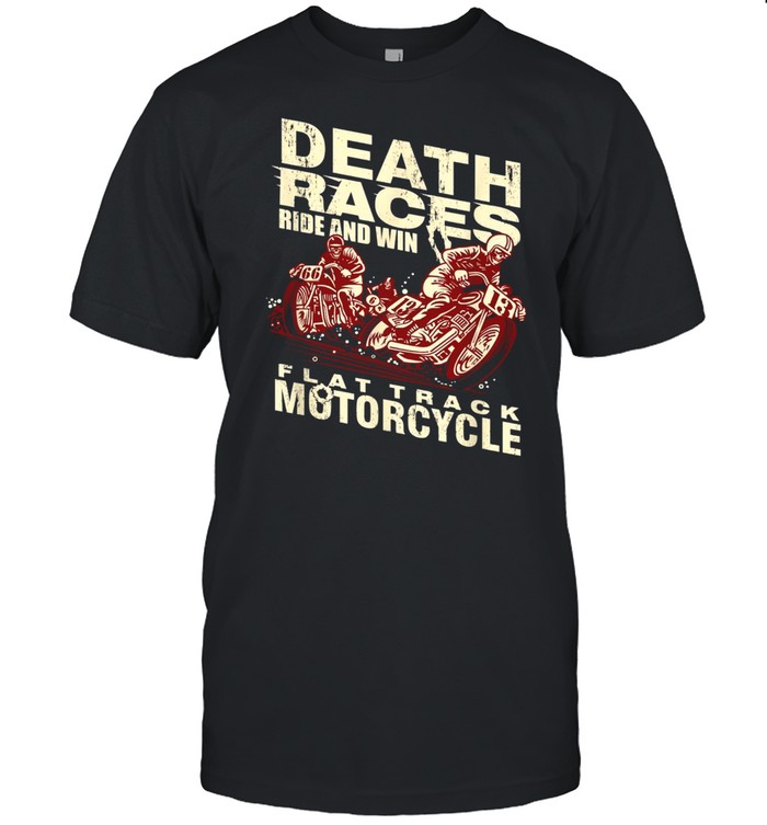 Bikers Death Race Motocycle Biker Motorrad Retro Vintage Shirt