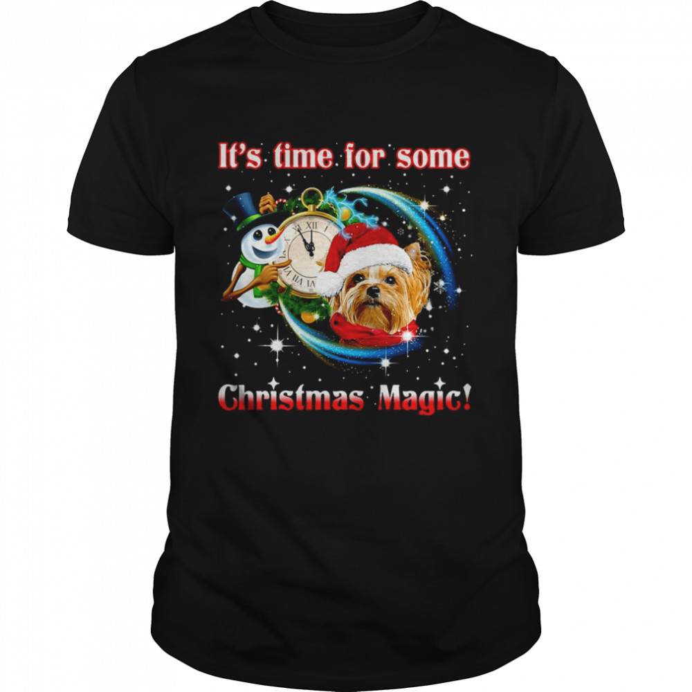 Yorkshire Terrier It’s Time For Some Christmas Magic Sweater T-shirt