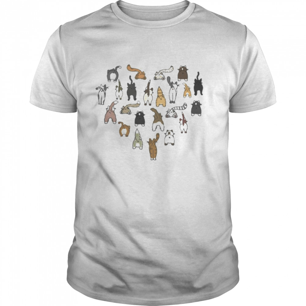 Cats Ass Heart  Classic Men's T-shirt