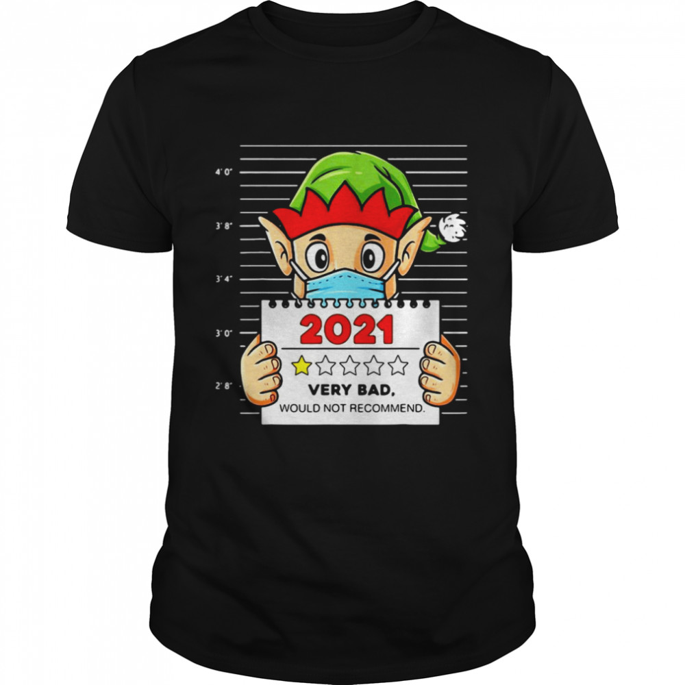 Christmas Elf 2021 Funny Boys Girls Kids Family Xmas Sweater  Classic Men's T-shirt