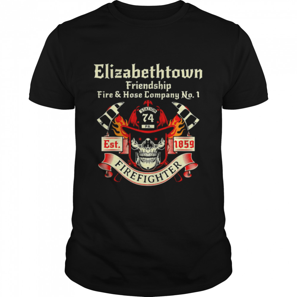 Elizabethtown Friendship Fire And Horse Company Firefighter  Classic Men's T-shirt