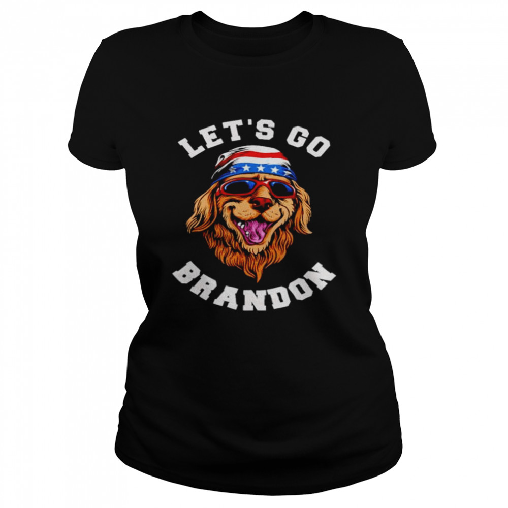 Lets go Brandon American dog shirt Classic Women's T-shirt