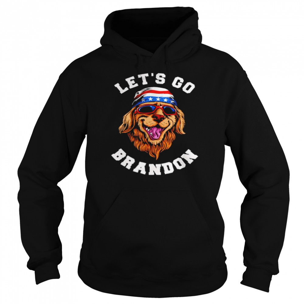 Lets go Brandon American dog shirt Unisex Hoodie