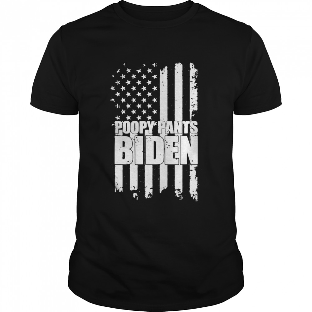 Poopy Pants Biden  Classic Men's T-shirt