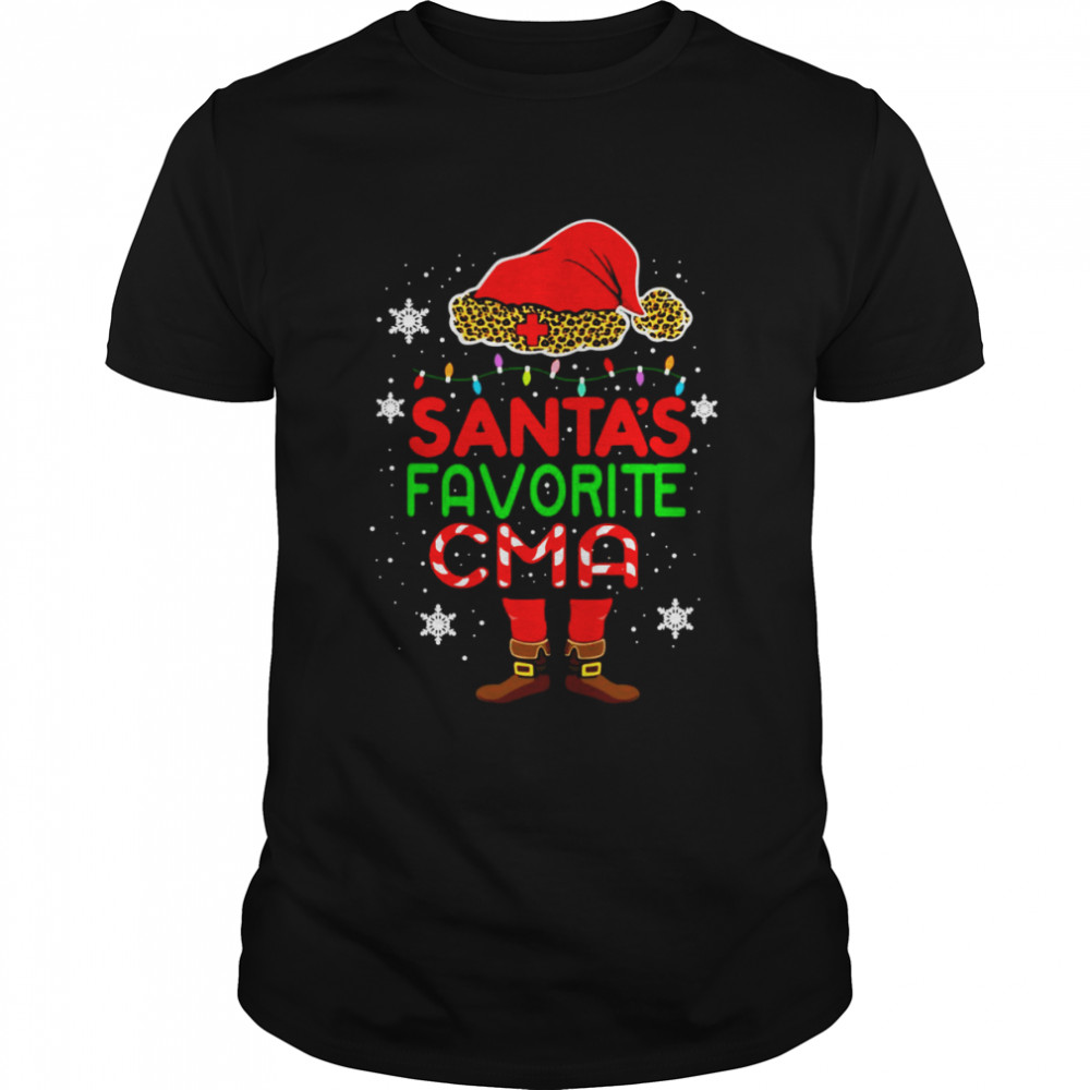 Santa’s Favorite CMA Christmas Sweater T-shirt Classic Men's T-shirt
