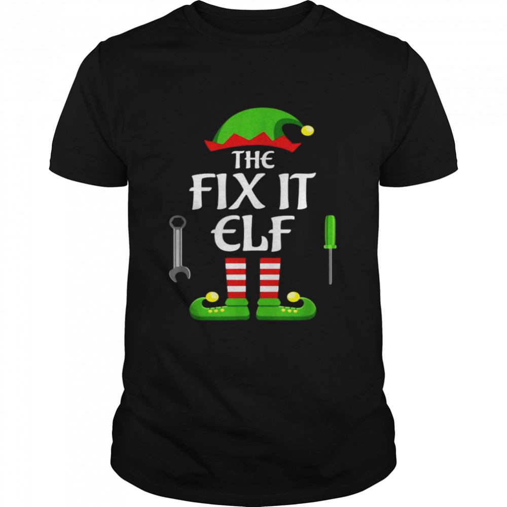 The Fix It Elf Family Matching Group Christmas  Classic Men's T-shirt