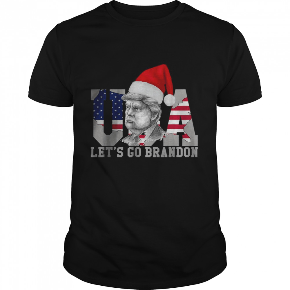 Lets Go Xmas Brandon Trump USA T- Classic Men's T-shirt