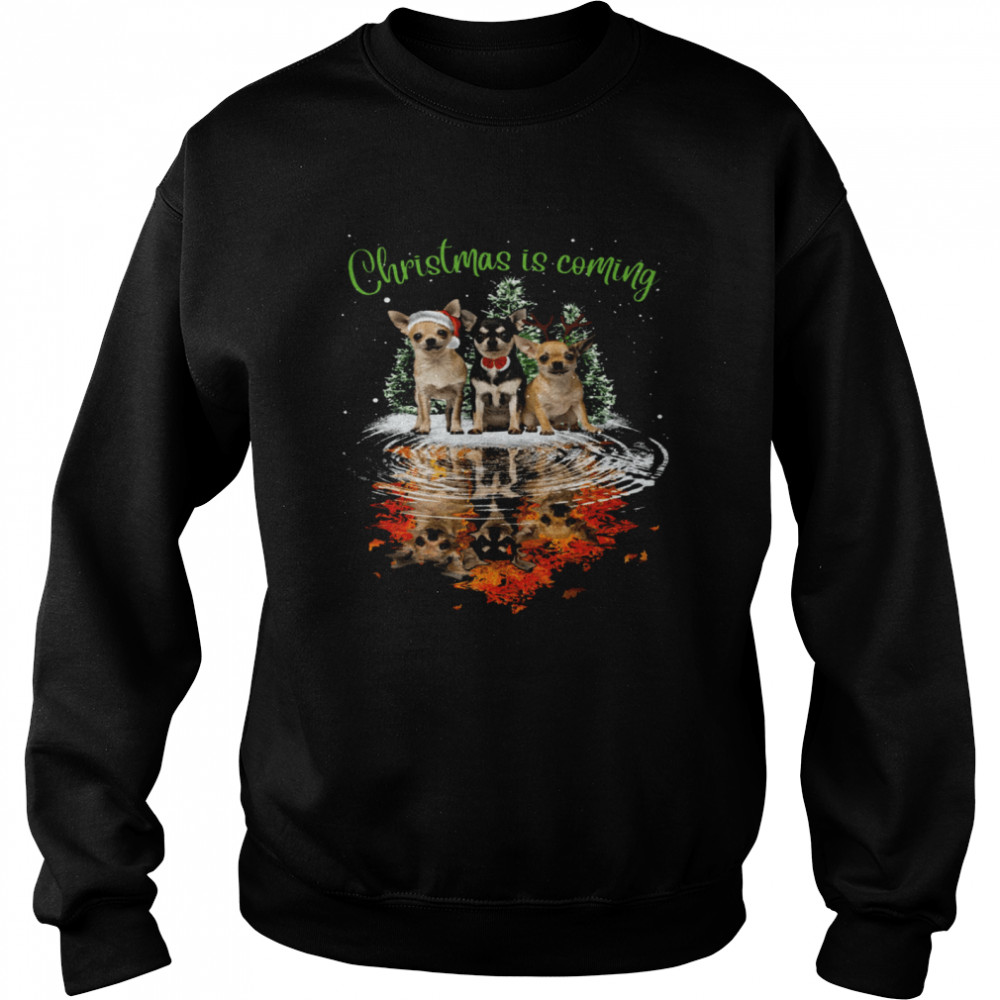 Chihuahua Christmas Is Coming Unisex Sweatshirt