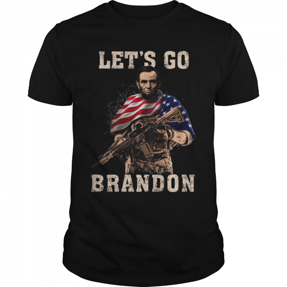 Let's Go Brandon Chant Fake News Strikes Again Anti Biden T-Shirt B09JP3QC3W