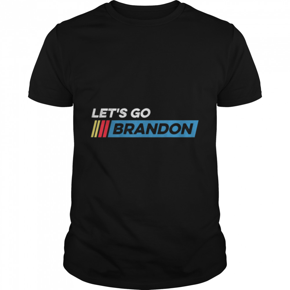 Let's Go Brandon Joe Biden Chant Fake news strikes (Back) T- B09JKRP196 Classic Men's T-shirt