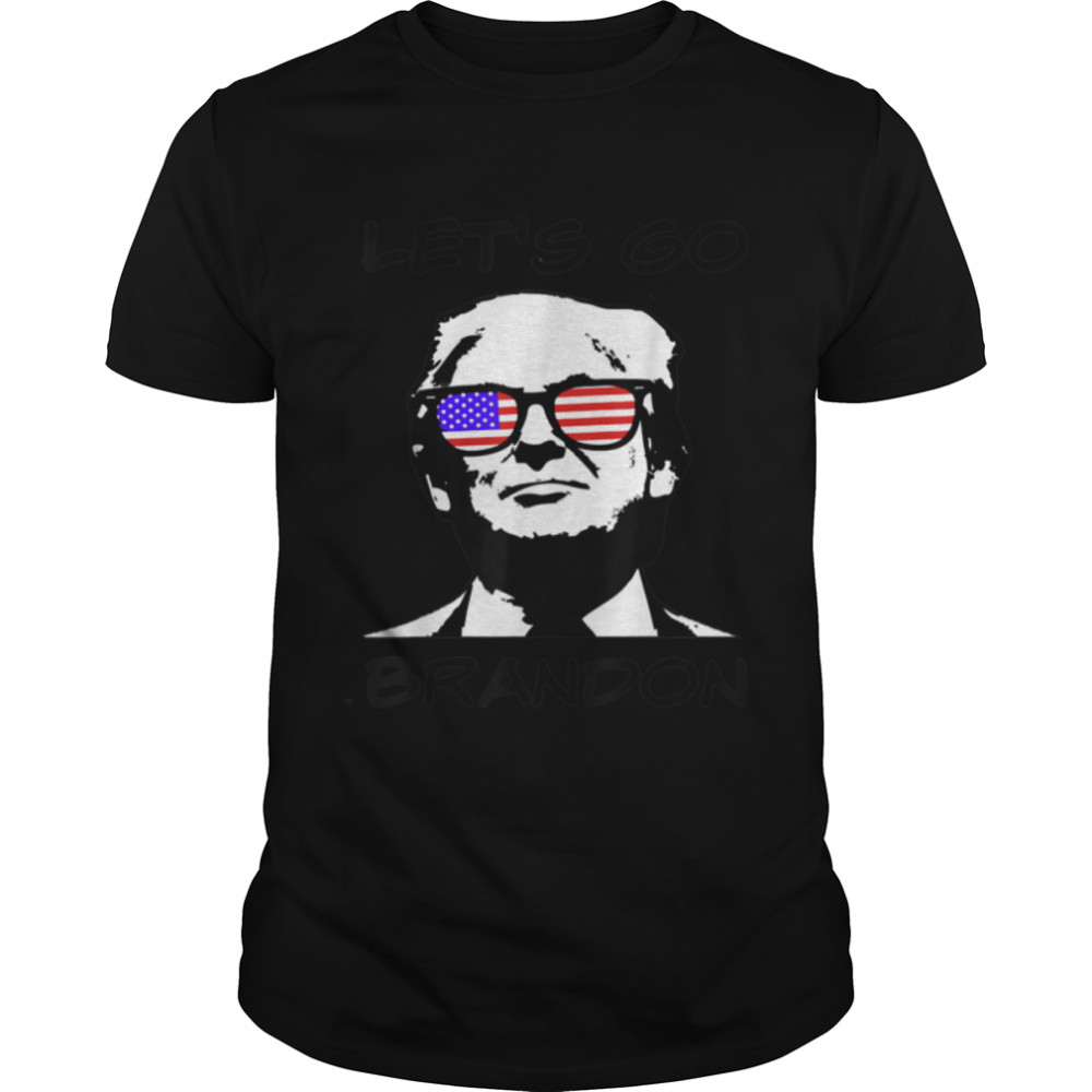 Trump Let's Go Brandon Funny Joe Biden Politic Party Apparel T-Shirt B09HW69SFR