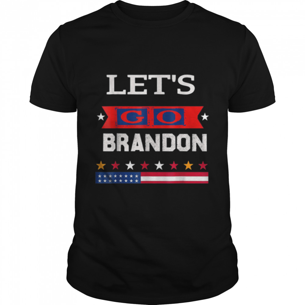 Vintage Let’s Go Brandon Chant Anti Joe Biden T-Shirt B09K3GRVZ6