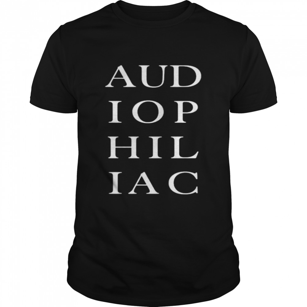 Audiophiliac daily show store audiophiliac shirt Classic Men's T-shirt
