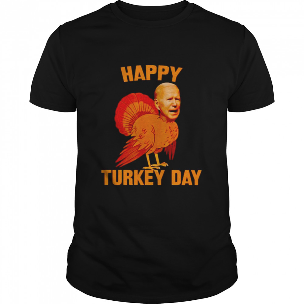 biden happy turkey day shirt Classic Men's T-shirt