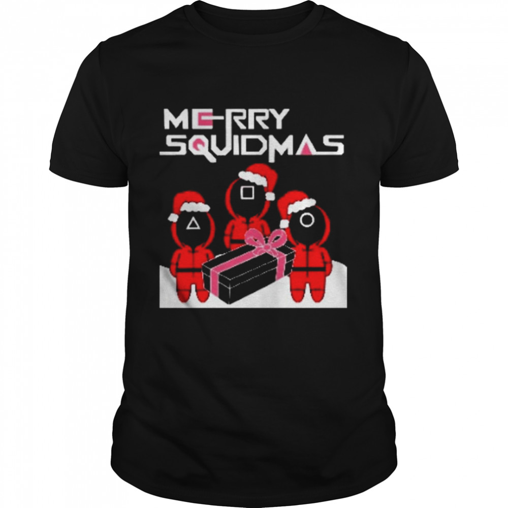 Merry Squidmas Game Santa Hat Christmas 2021 Sweater Classic Men's T-shirt