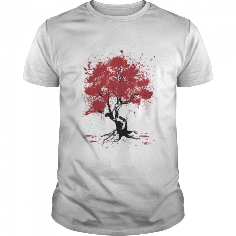 Sakura Tree Painting shirt Classic Men's T-shirt