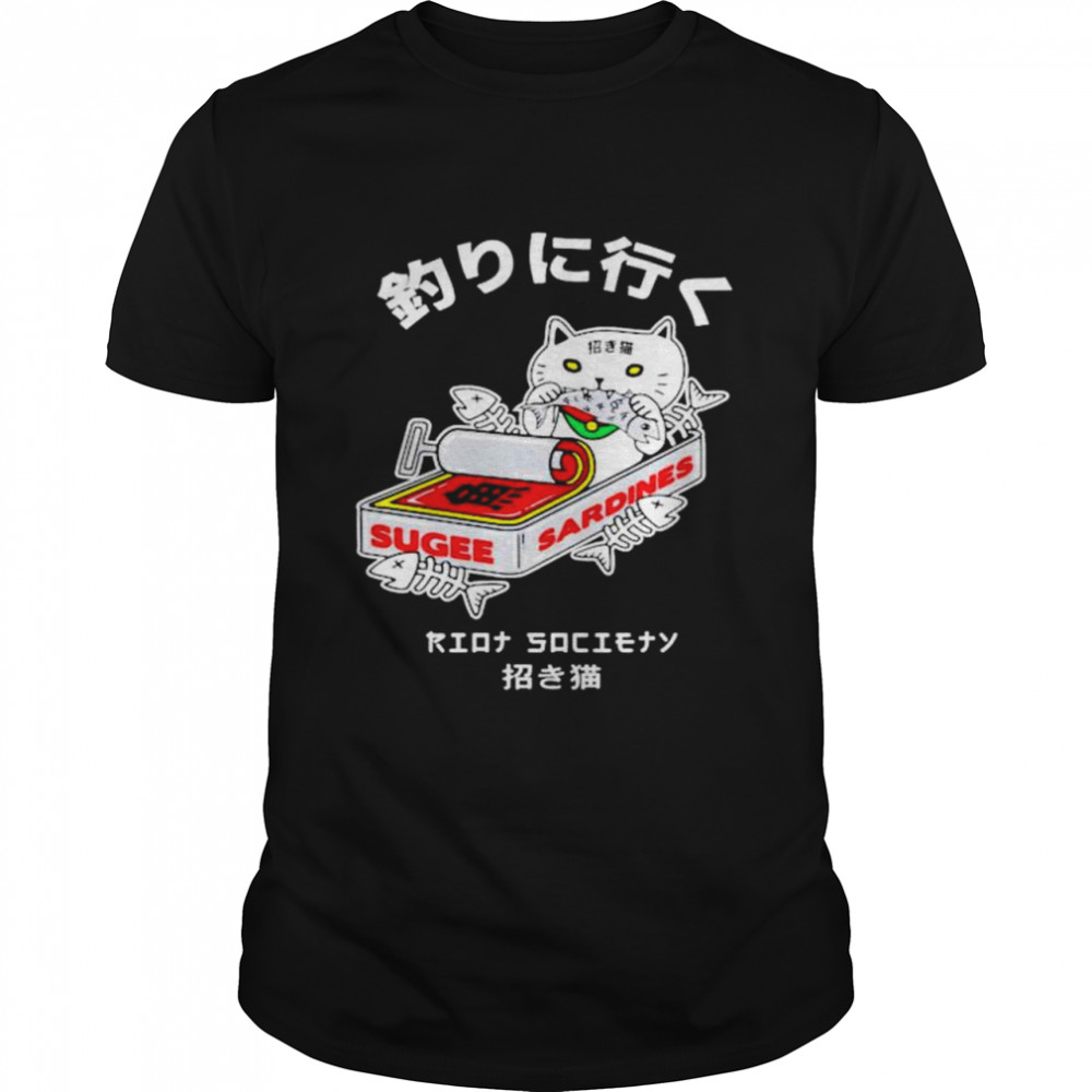 Sugee Lucky Cat Sardines shirt Classic Men's T-shirt