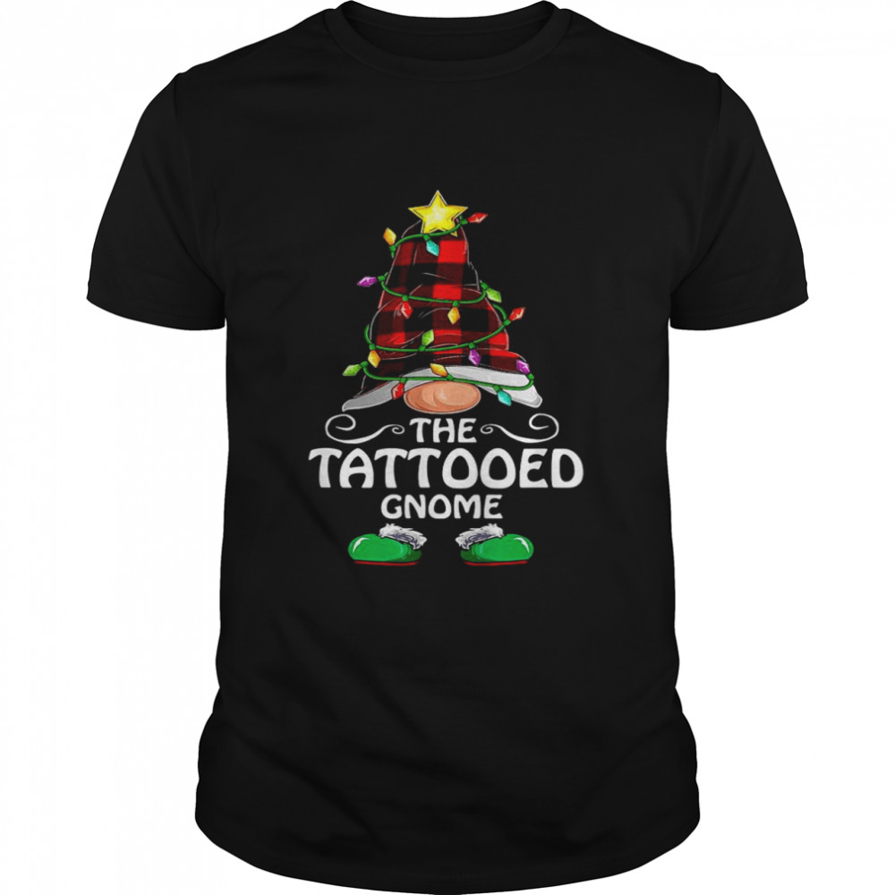The Tattooed Gnome Matching Family Group Christmas Pajama shirt