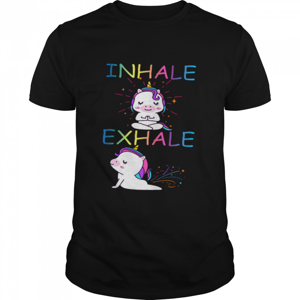 Inhale Exhale  Classic Men's T-shirt