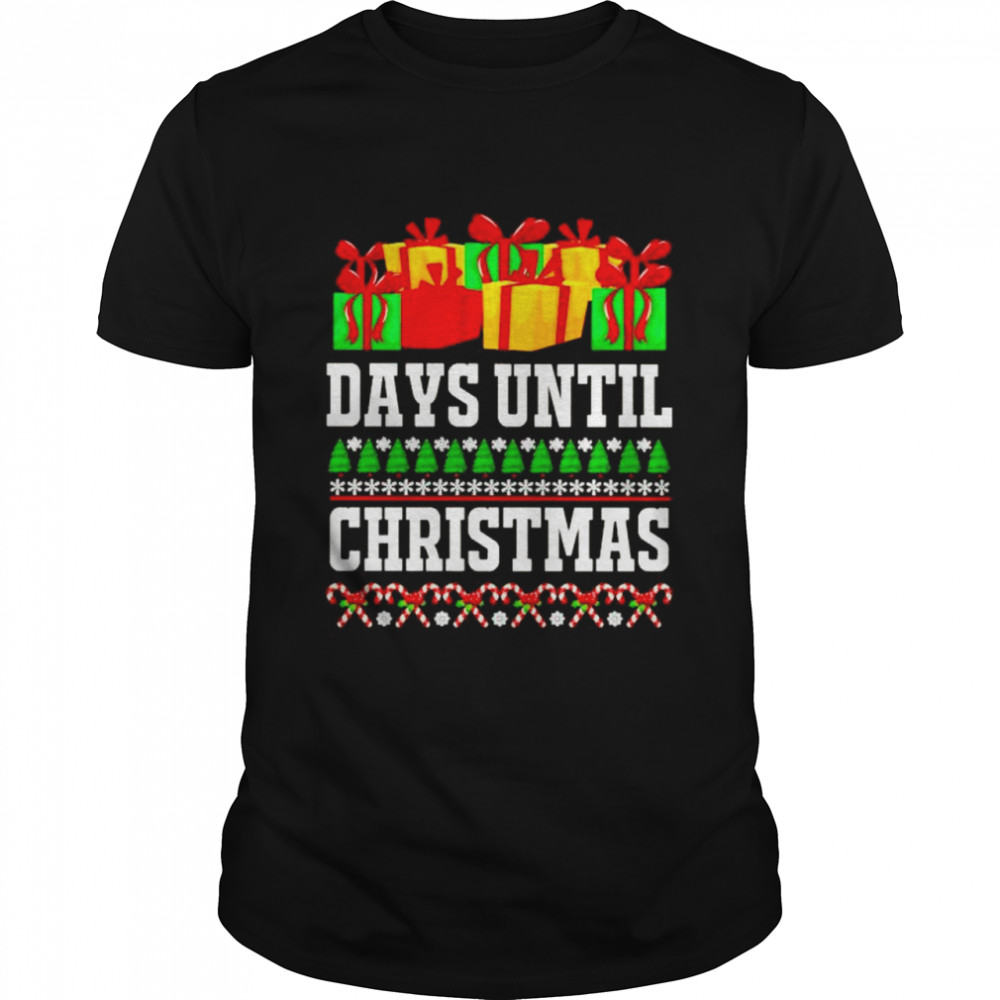 Top days until Christmas sweater Classic Men's T-shirt