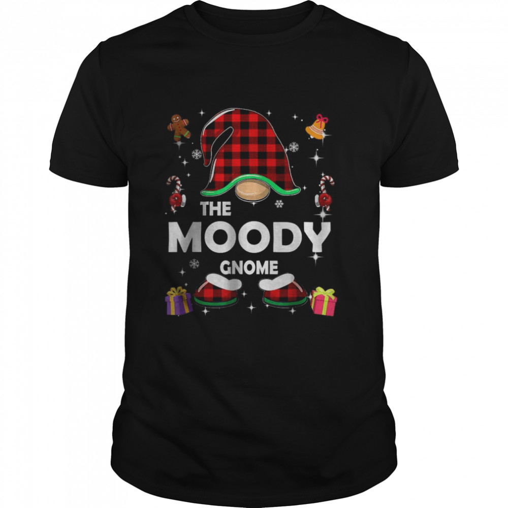 Moody Gnome Buffalo Plaid Matching Christmas Pajama Family T- Classic Men's T-shirt