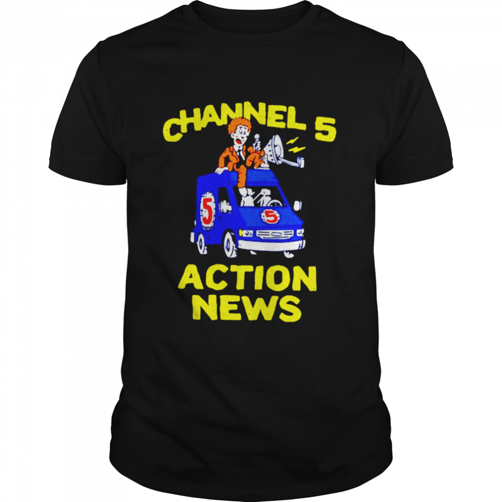 Channel 5 news action news shirt Classic Men's T-shirt
