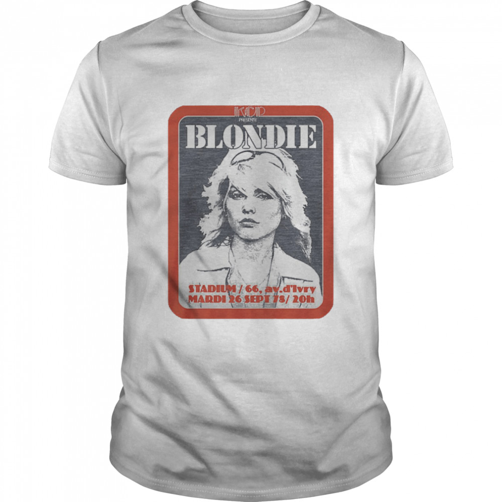 Concert Poster Blondie Shirt
