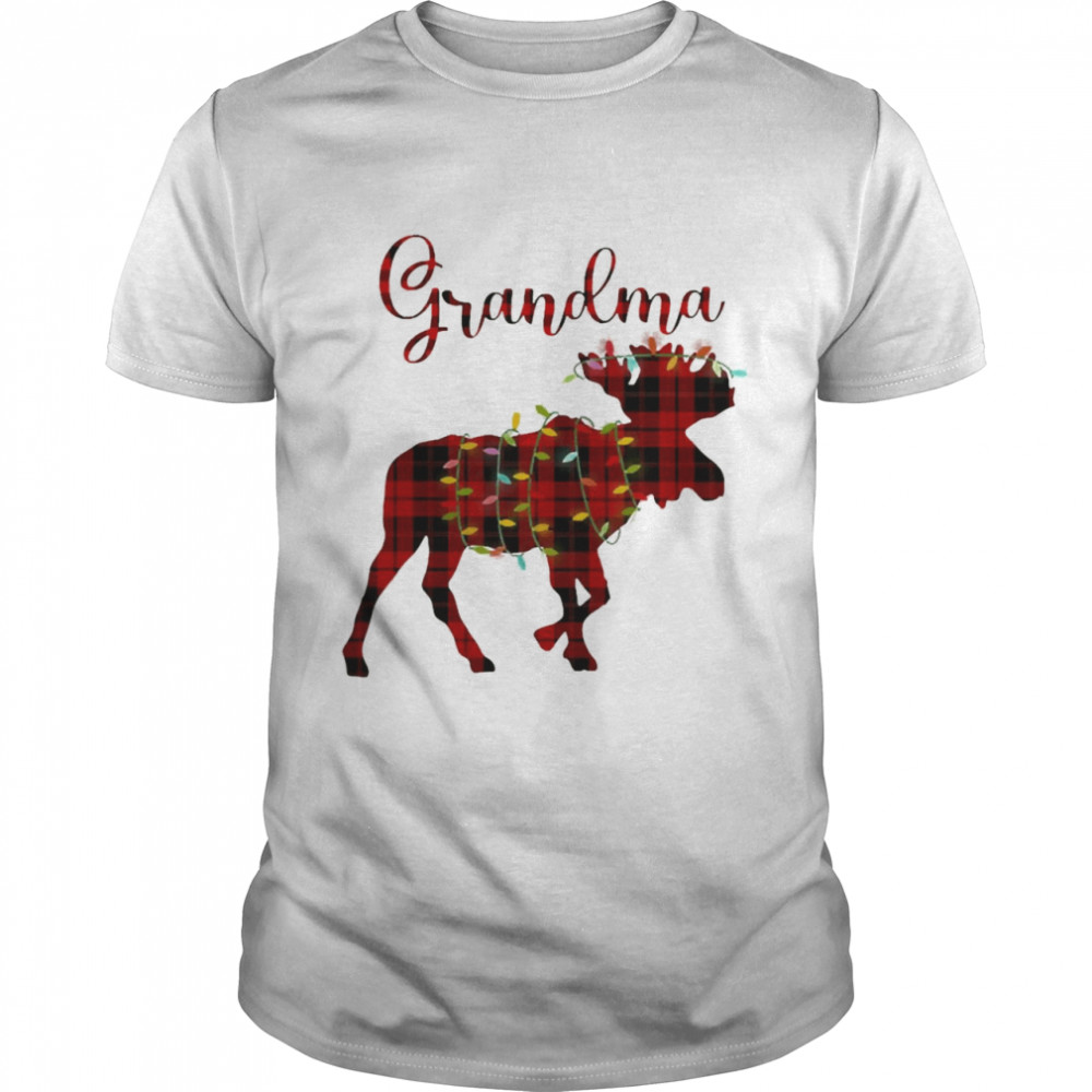 Grandma Moose Christmas Sweater  Classic Men's T-shirt