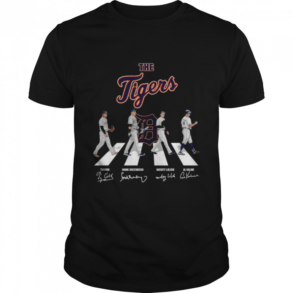 The Detroit Tigers Abbey Road Signatures Shirt