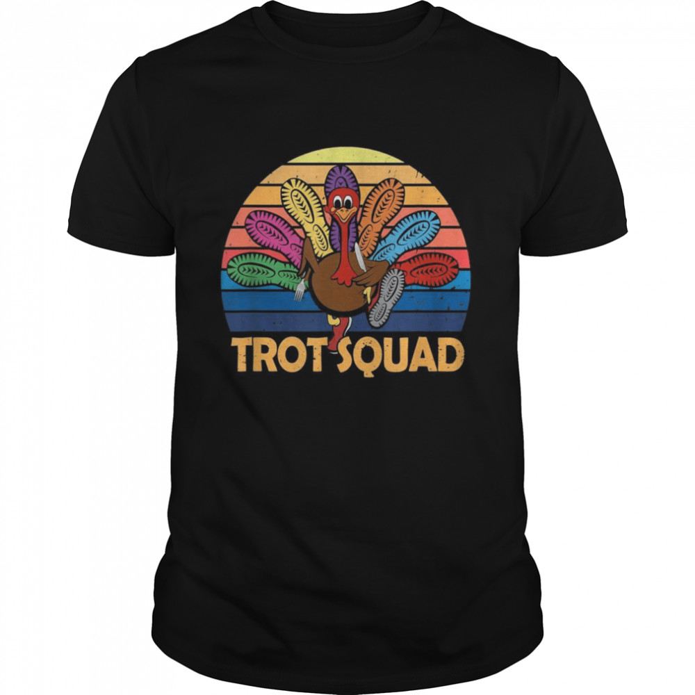 Thanksgiving Turkey Trot Squad Running Costume Shirt