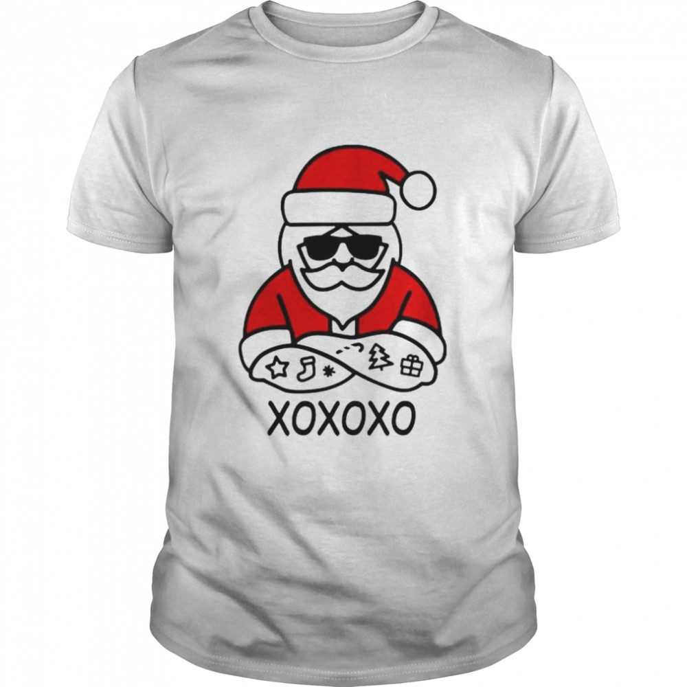 Santa XOXOXO Christmas shirt Classic Men's T-shirt